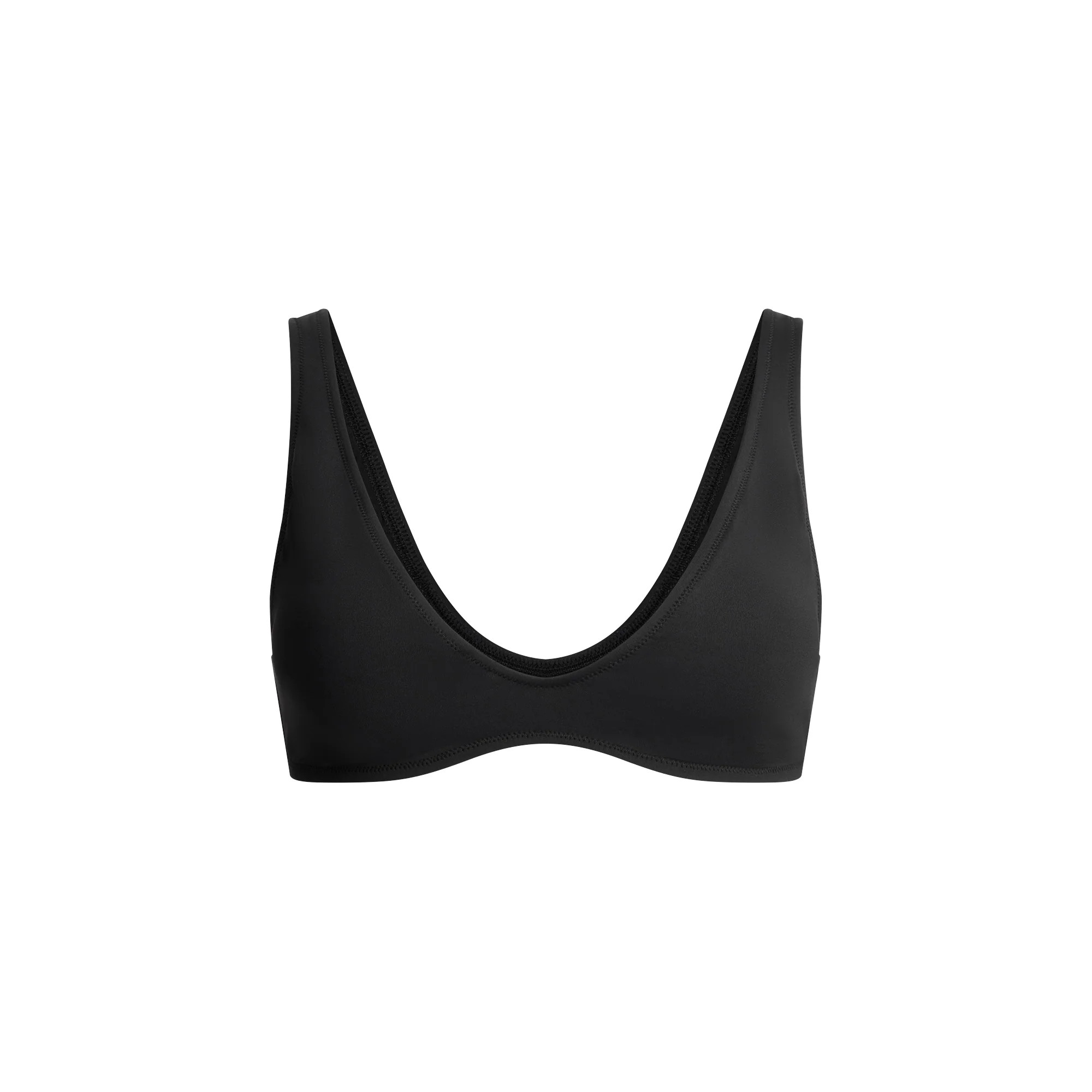 SIGNATURE SWIM PLUNGE BIKINI TOP | ONYX | SKIMS | SKIMS (US)