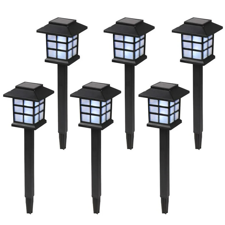 Ktaxon 6pcs Solar Pathway Lights Outdoor, Solar Outdoor Garden Lights Led Light | Walmart (US)