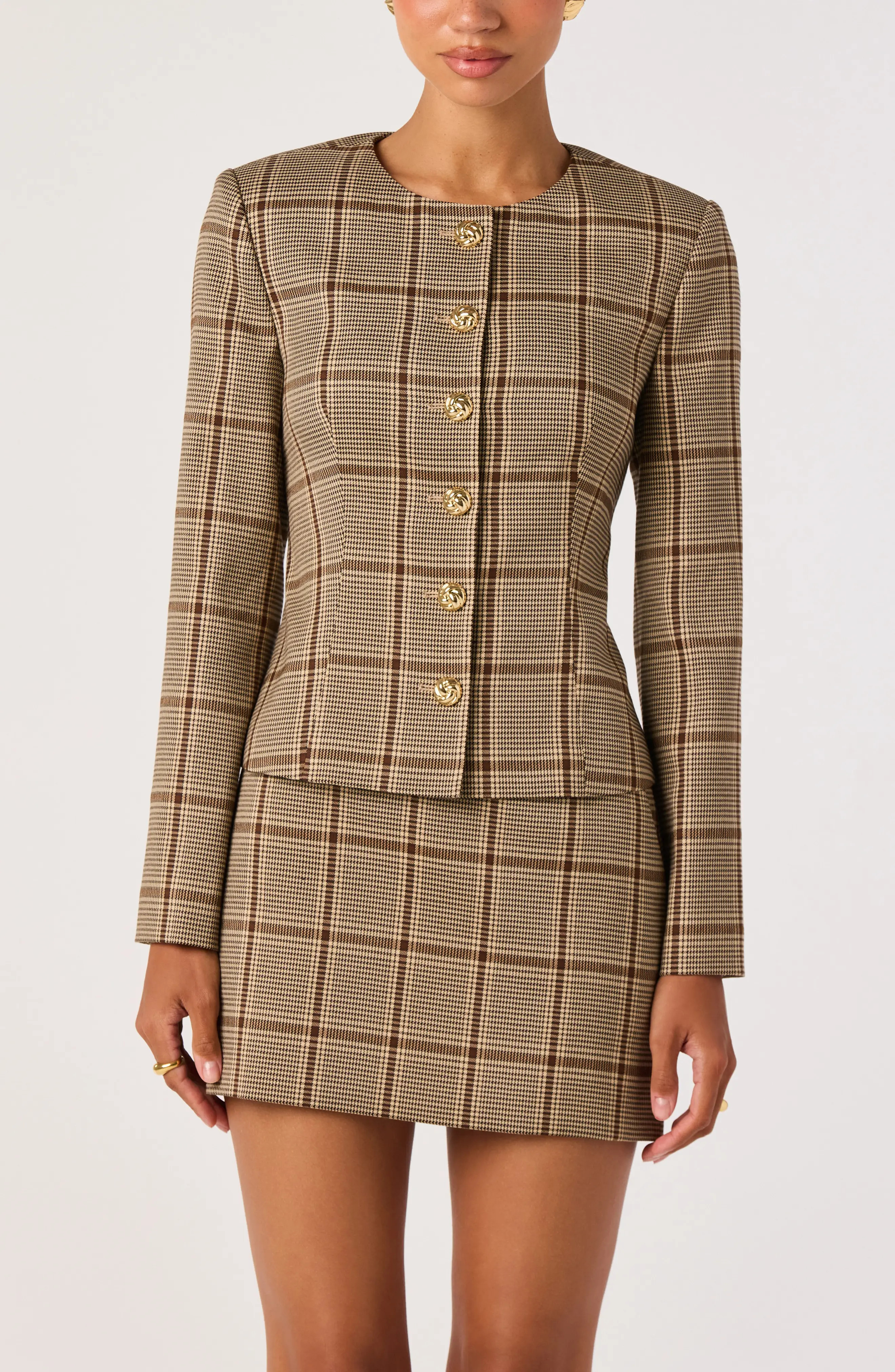 ASTR the Label Remington Plaid Blazer (Women) | Nordstrom | Nordstrom