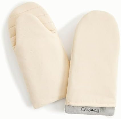Caraway Oven Mitts - 100% Organic Cotton Oven Mitt - Double-Layer & Stain-Resistant Stitching - S... | Amazon (US)