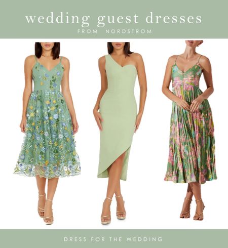 New spring dresses, wedding guest dresses, sage green dress, midi dress, floral dress, what to wear to a spring semi formal wedding. Follow Dress for the Wedding on LiketoKnow.it for more wedding guest dresses, bridesmaid dresses, wedding dresses, and mother of the bride dresses. 

#LTKwedding #LTKSeasonal #LTKmidsize