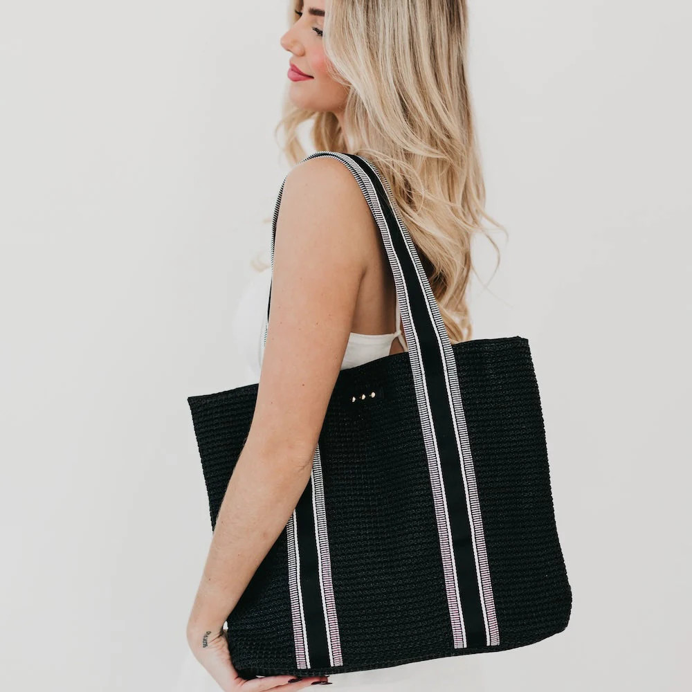Ruby Raffia Tote Bag | Pretty Simple