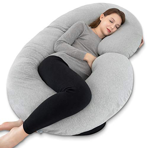 INSEN Pregnancy Pillow, Maternity Body Pillow for Pregnant Women,C Shaped Pregnancy Pillow with Jers | Amazon (US)