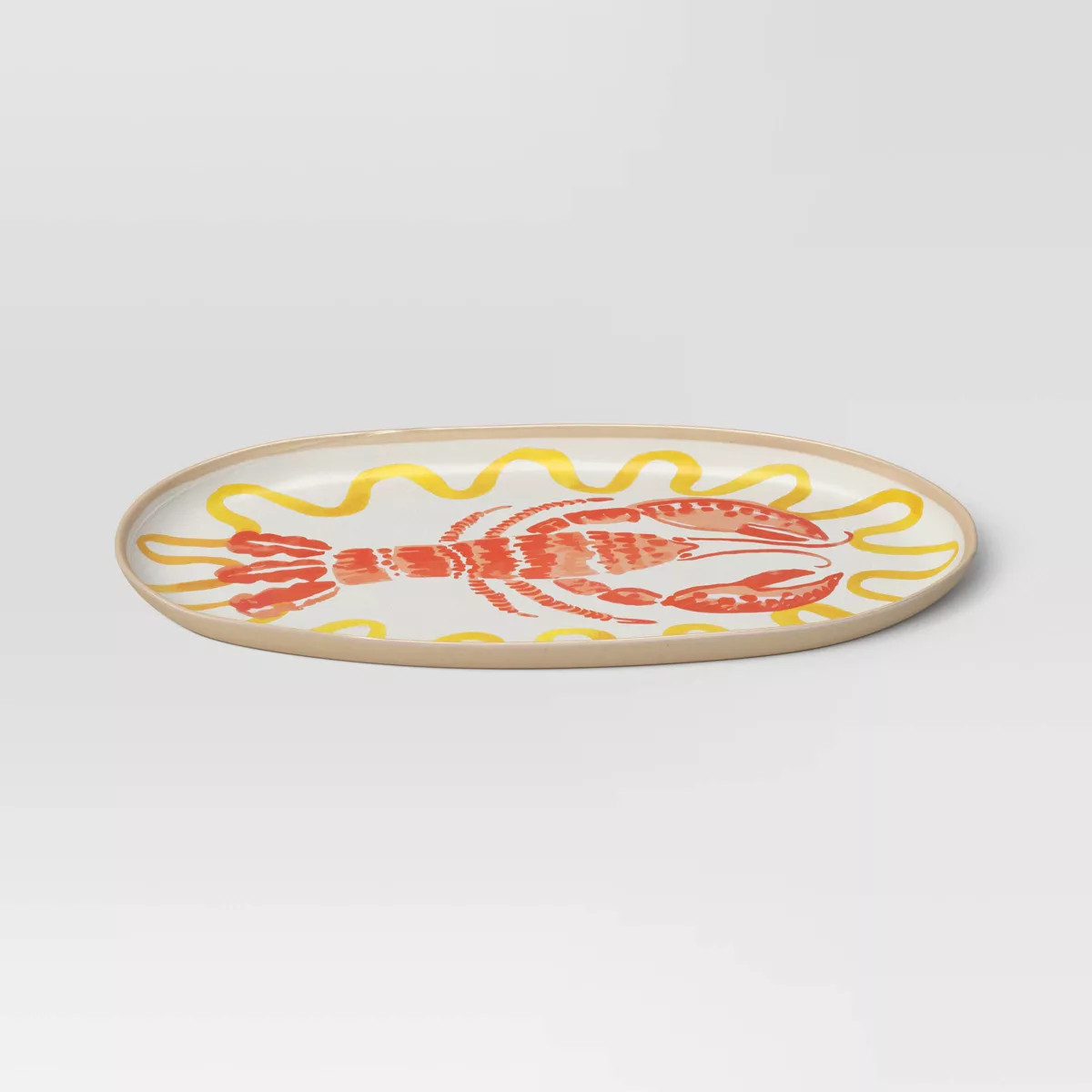 16" Oval Lobster Serving Platter Orange - Threshold™ | Target