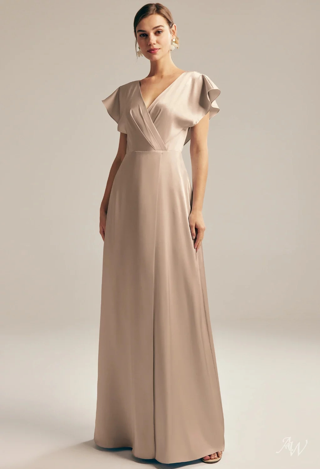 Fabric: Satin CharmeuseFabric DetailsSatin CharmeuseCrystal Satin | AW Bridal