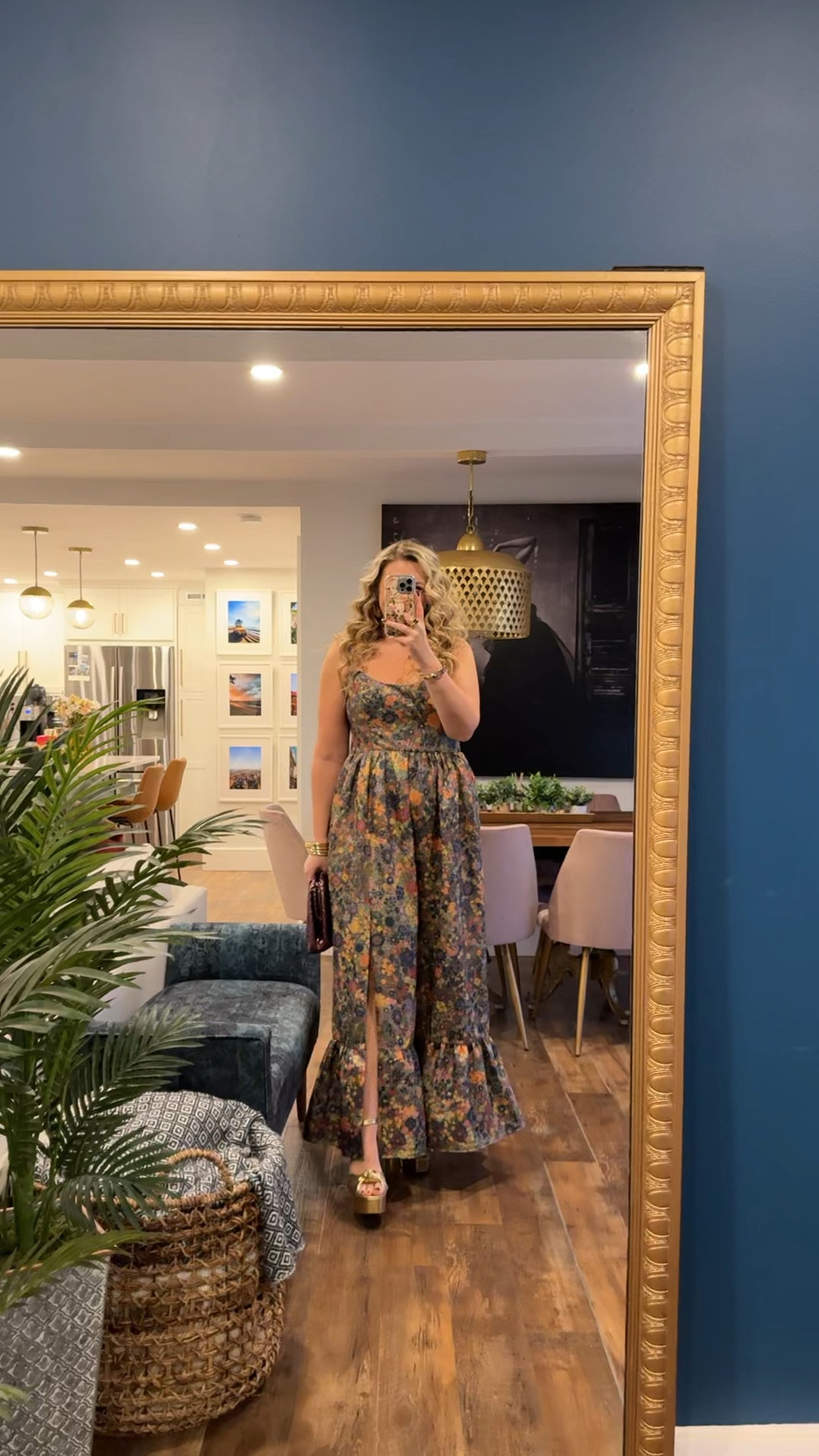 Fall wedding guest dress, formal dress, metallic dress, Anthropologie dress, wearing a large it’s a little big on top 