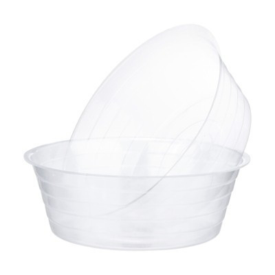 Unique Bargains Plastic Clear Indoor/Outdoor  Thin Plant Saucer Drip Tray 5 Pcs 11 Inch | Target