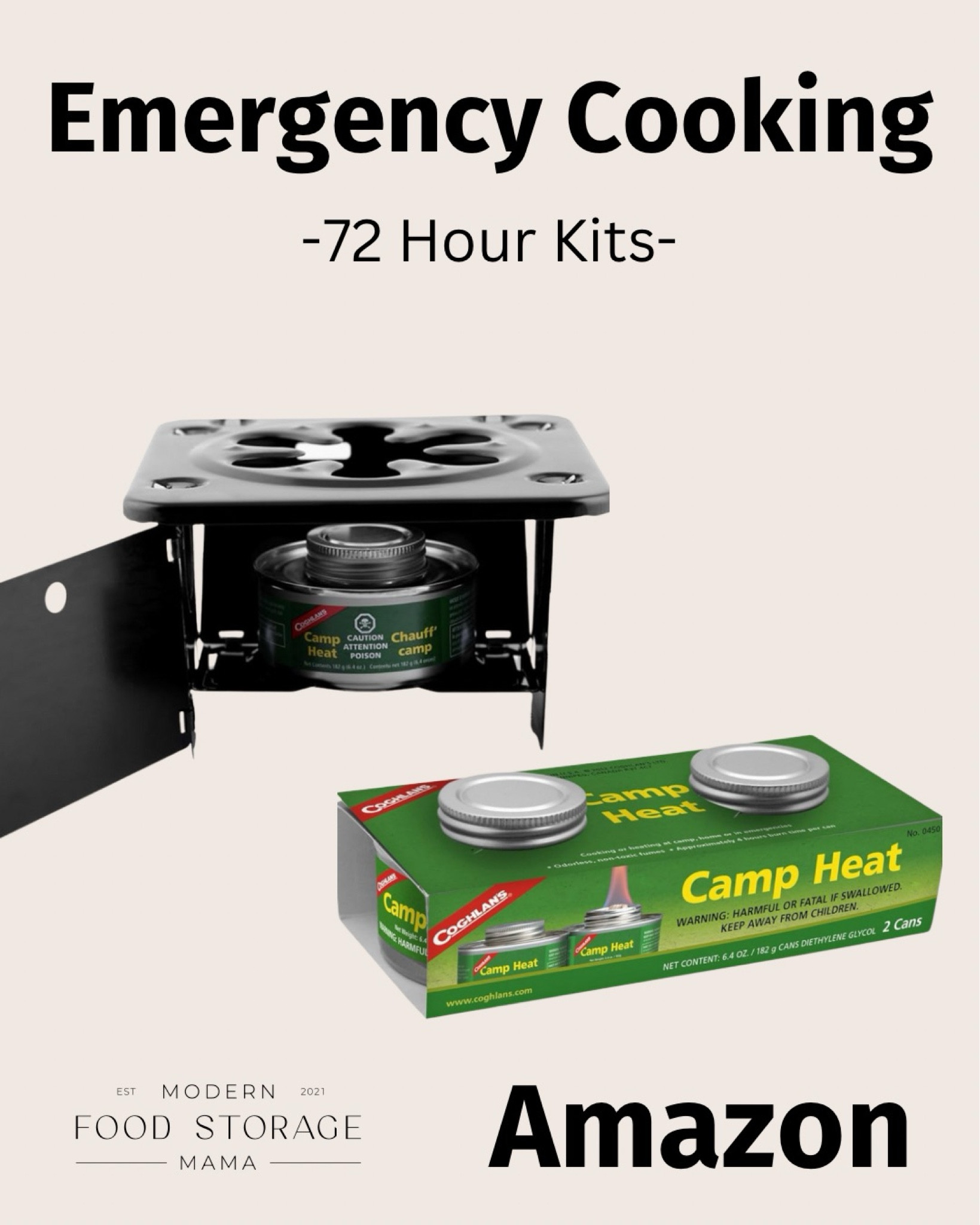 Do you have a way to heat/cook food in an emergency? This tiny portable stove won't be able to cook you a large meal, but you could use it to bring water to a boil, or cook an emergency meal that only requires water! 

You must have some type of emergency stove or portable camping stove (& fuel) to be able to cook food for your family in an emergency!! 



#foodstorage #emergencypreparedness #camping #hiking 

#LTKGiftGuide #LTKHome #LTKTravel