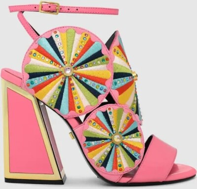 Kat Maconie Frida Embroidered Ankle Strap Heels 40  | eBay | eBay US