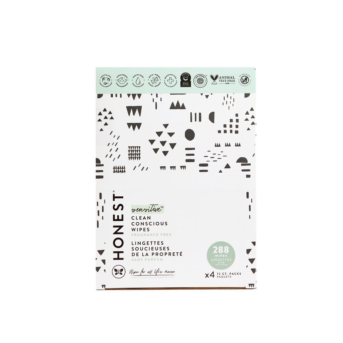 The Honest Company Plant-Based Baby Wipes made with over 99% Water - Pattern Play (Select Count) | Target