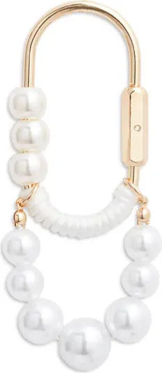 Chelsea28 Beaded Faux Pearl Carabiner Bag Charm | Nordstrom | Nordstrom