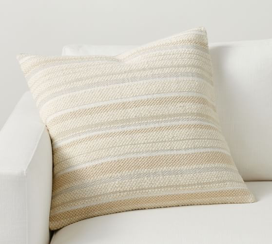 Junia Textured Pillow | Pottery Barn (US)