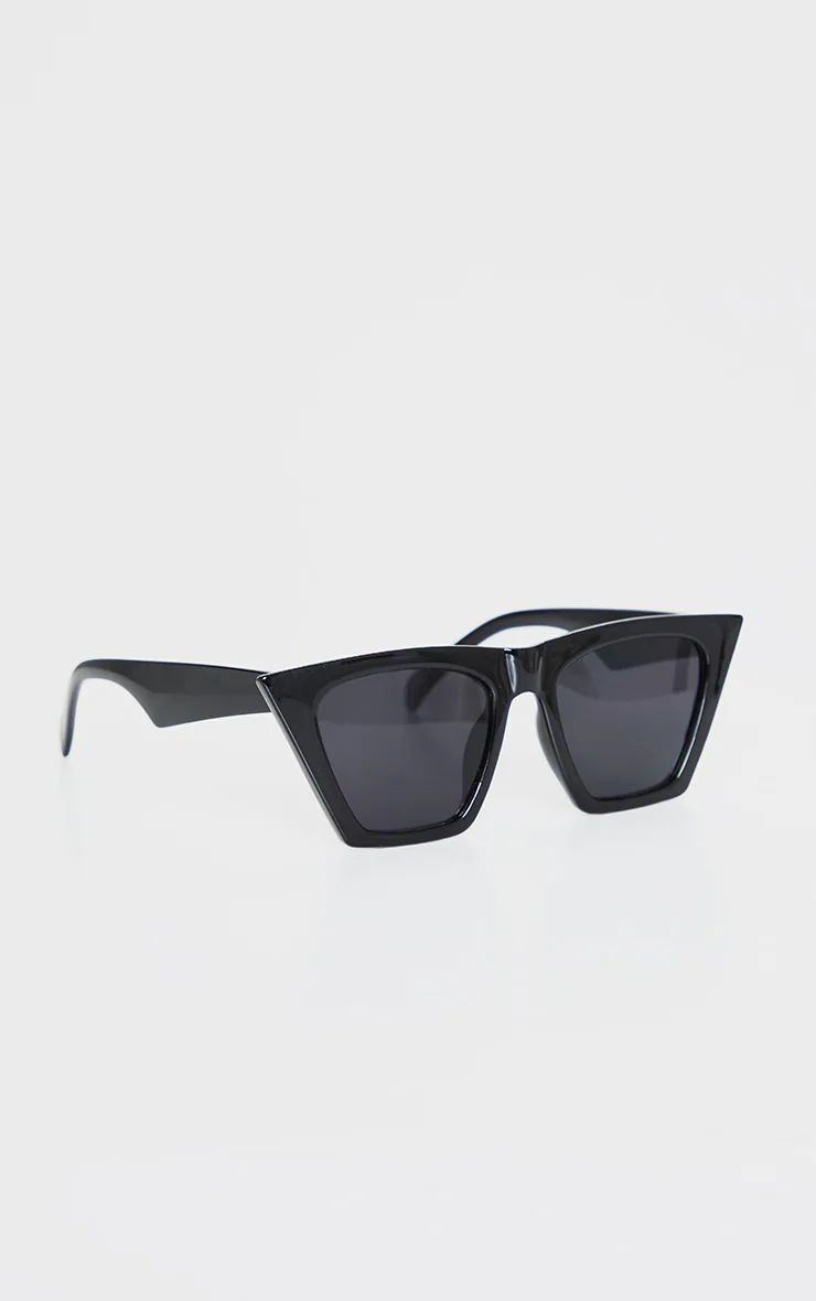 Black Triangle Sunglasses | PrettyLittleThing US
