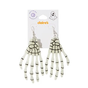 Claire's Halloween Skeleton Hands Earrings | CVS