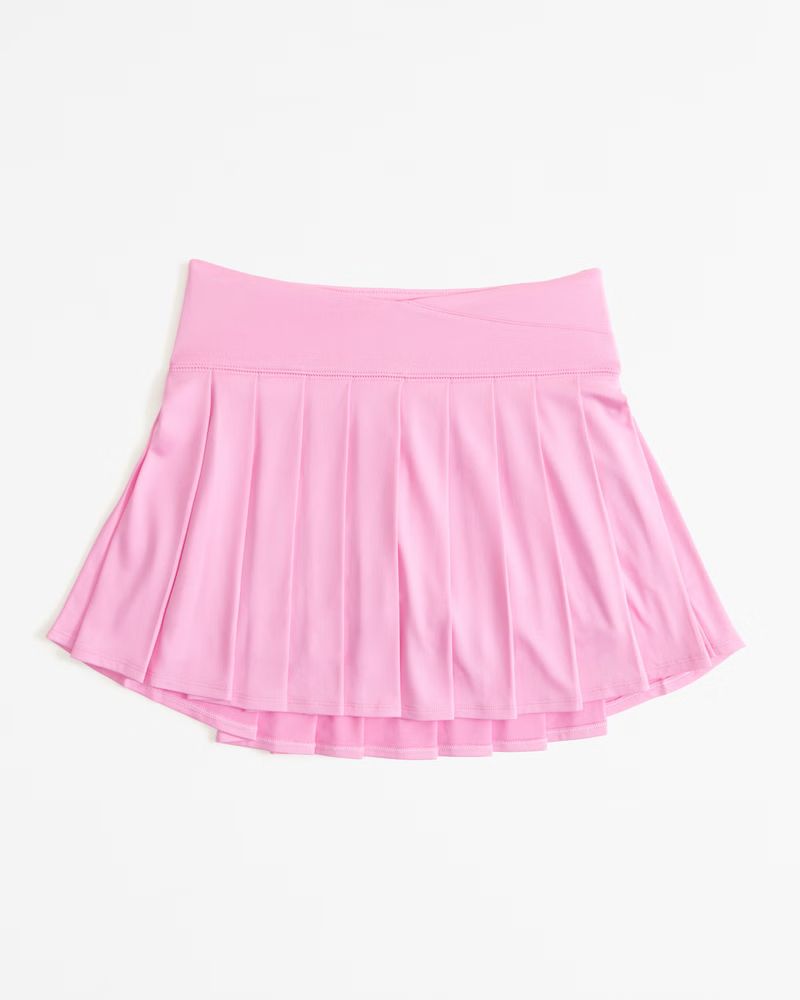 girls ypb cross-waist pleated skort | girls bottoms | Abercrombie.com | Abercrombie & Fitch (US)