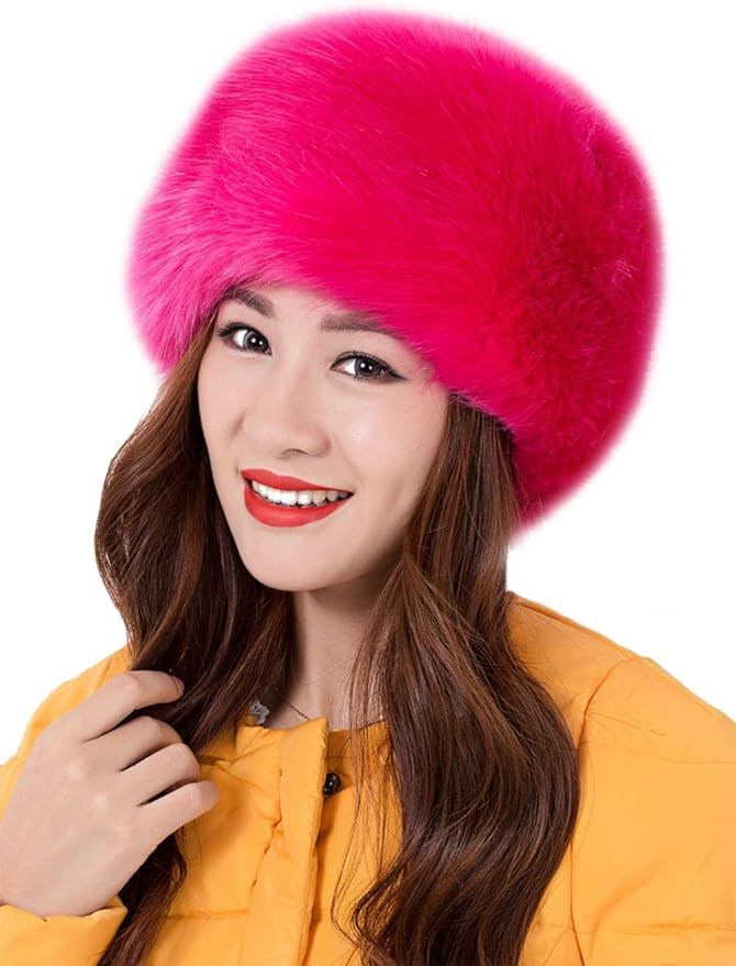 Genda 2Archer Faux Fur Cossak Russian Style Hat for Ladies Winter Warm Cap for Women | Amazon (CA)