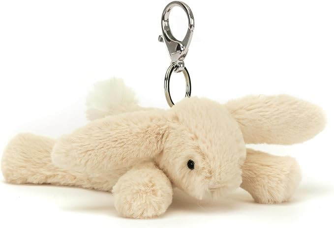Jellycat Smudge Rabbit Bag Charm, 3 inches - Rabbit & Bunny Plush Keychain - Great Gift Idea | Amazon (US)