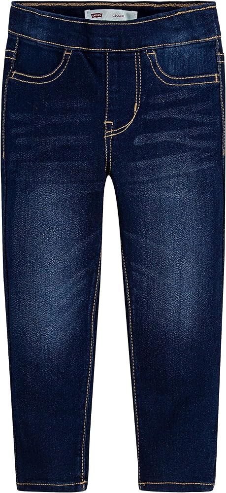 Levi's Baby Girls' Skinny Fit Pull on Jeggings | Amazon (US)