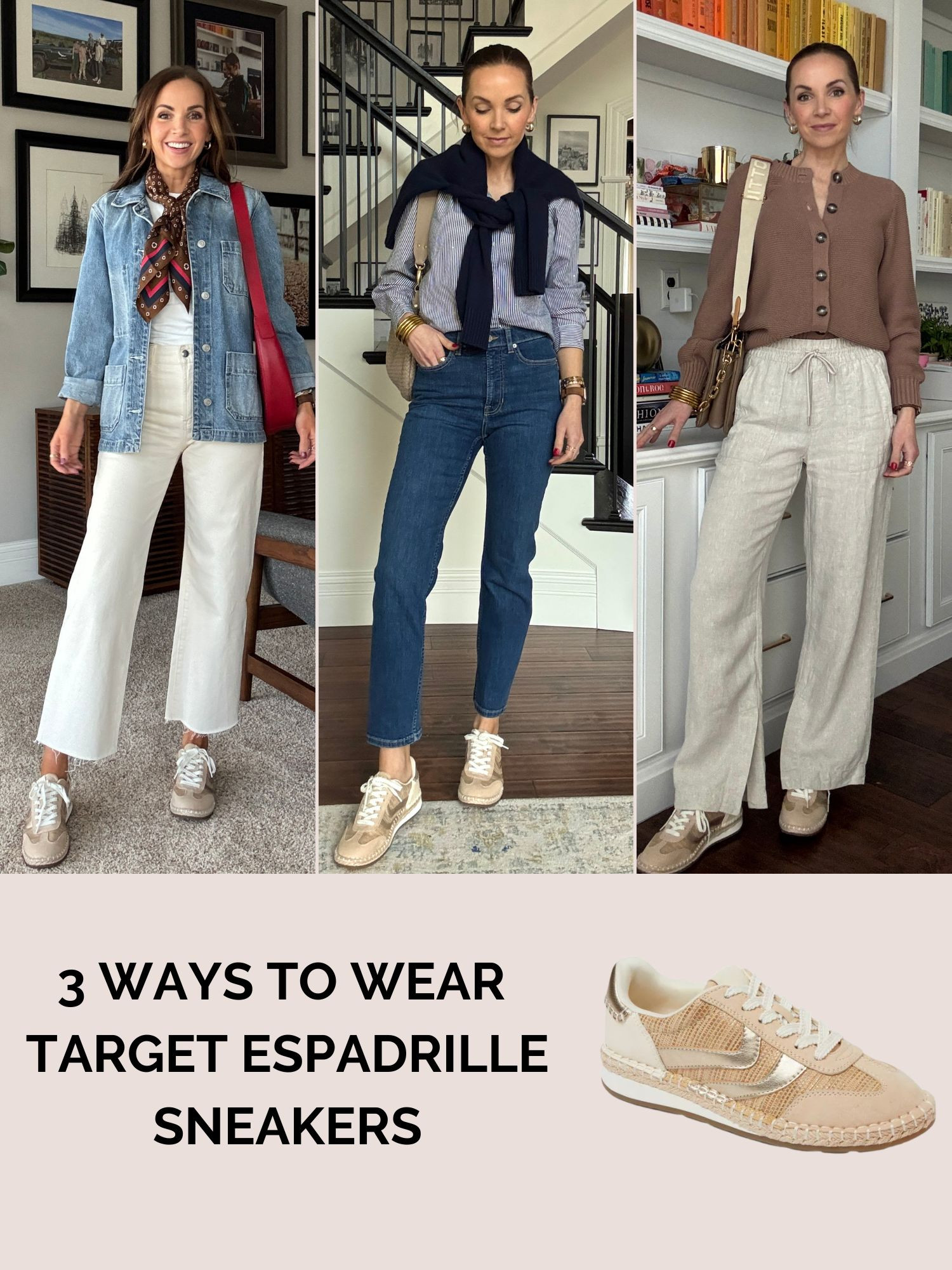 3 Ways to Wear  @Target Espadrille Sneakers 

 

#LTKgrwm #LTKootd