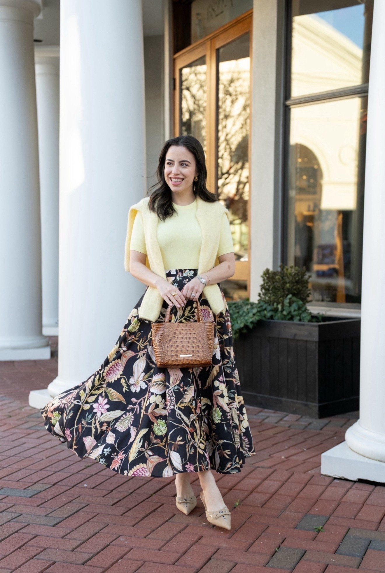 Serving up some spring outfit inspiration! I’m totally in love with this Brahmin bag. It's the perfect accessory of the season, and it even comes in a tote version if you need more space.

elegant style, preppy look, timeless fashion, old money aesthetic, weekend vibes, elevated basics, minimalist style, pinterest inspo

#LTKU #LTKSeasonal #LTKPetite