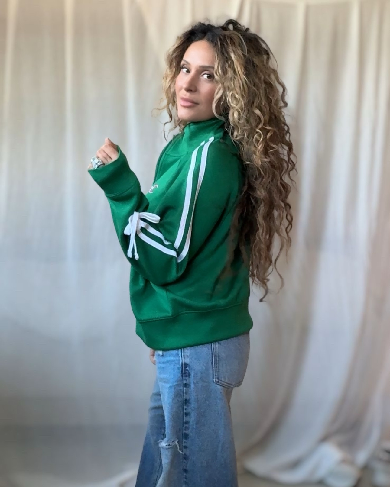 Casual spring fashion | ootd | casual wear  | sized up in the champion zip up for a cozy casual look | over 40 | for her | gift idea 

#LTKgrwm #LTKootd #LTKOver40