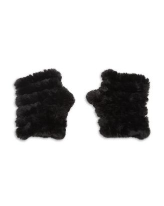 Mandy Faux Fur Fingerless Mittens | Bloomingdale's (US)