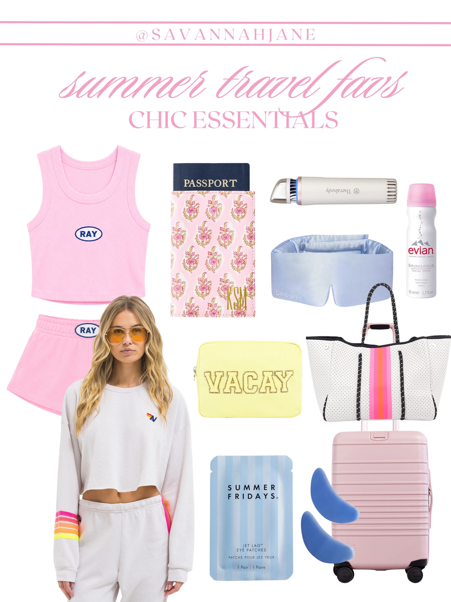 Get ready for your summer travels 🛩️ travel essentials | airport essentials | airport must haves | airport outfit | airport ootd | preppy ootd | preppy travel inspo | chic travel outfit | chic travel essentials | flight must haves | airport must haves | LTK U | LTK travel 

#LTKootd #LTKU #LTKTravel