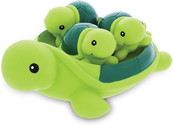 Amazon.com: DolliBu Green Sea Turtle Family Animal Bath Squirters 4 Piece Bath Toy Set, Kids Bath... | Amazon (US)