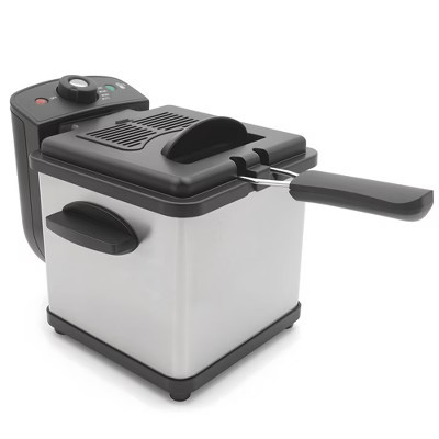 Elite Cuisine 1.6qt Deep Fryer - Stainless Steel | Target