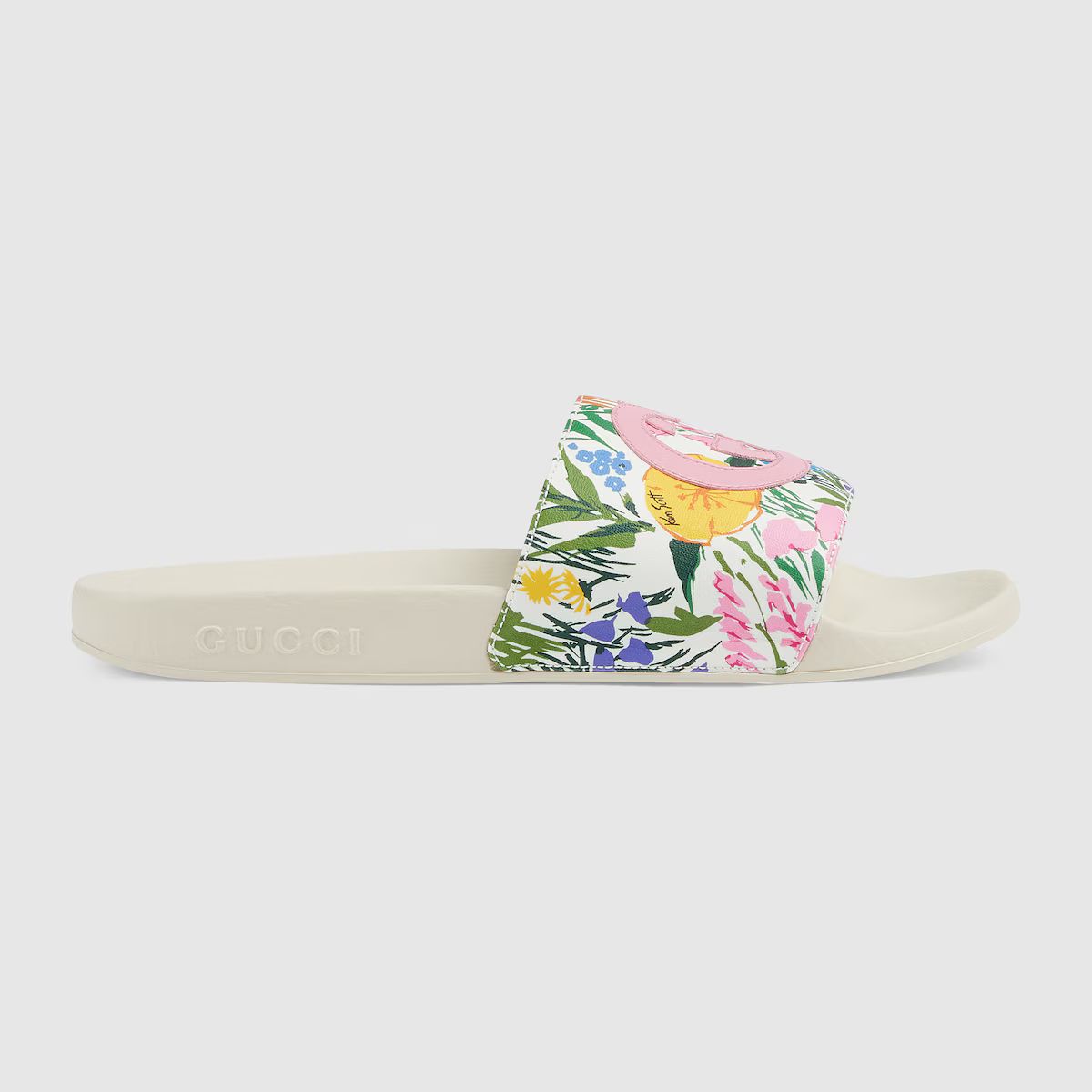 Ken Scott print women's slide sandal | Gucci (US)