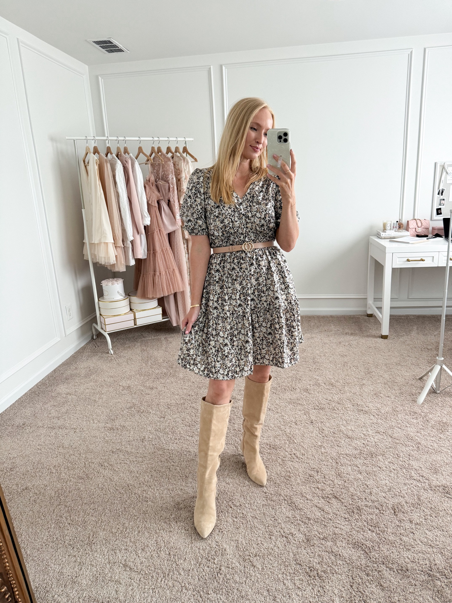 Summer to fall transition dress under $25! Wearing a small and it’s very bump friendly too. Would also be great for work styled with flats. 

@walmart #walmartpartner #walmartfashion

#LTKFindsUnder50 #LTKWorkwear #LTKBacktoSchool