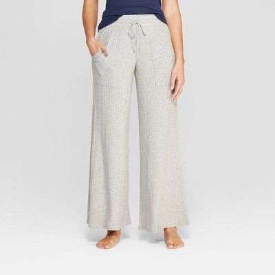Women's Wide Rib Wide Leg Lounge Pants - Stars Above™ | Target