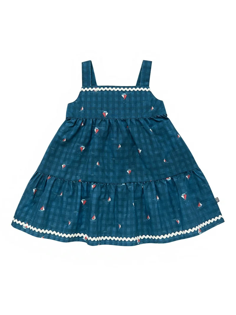 Modern Moments Toddler Girl Wide Strap Dress, Sizes 12M-5T - Walmart.com | Walmart (US)