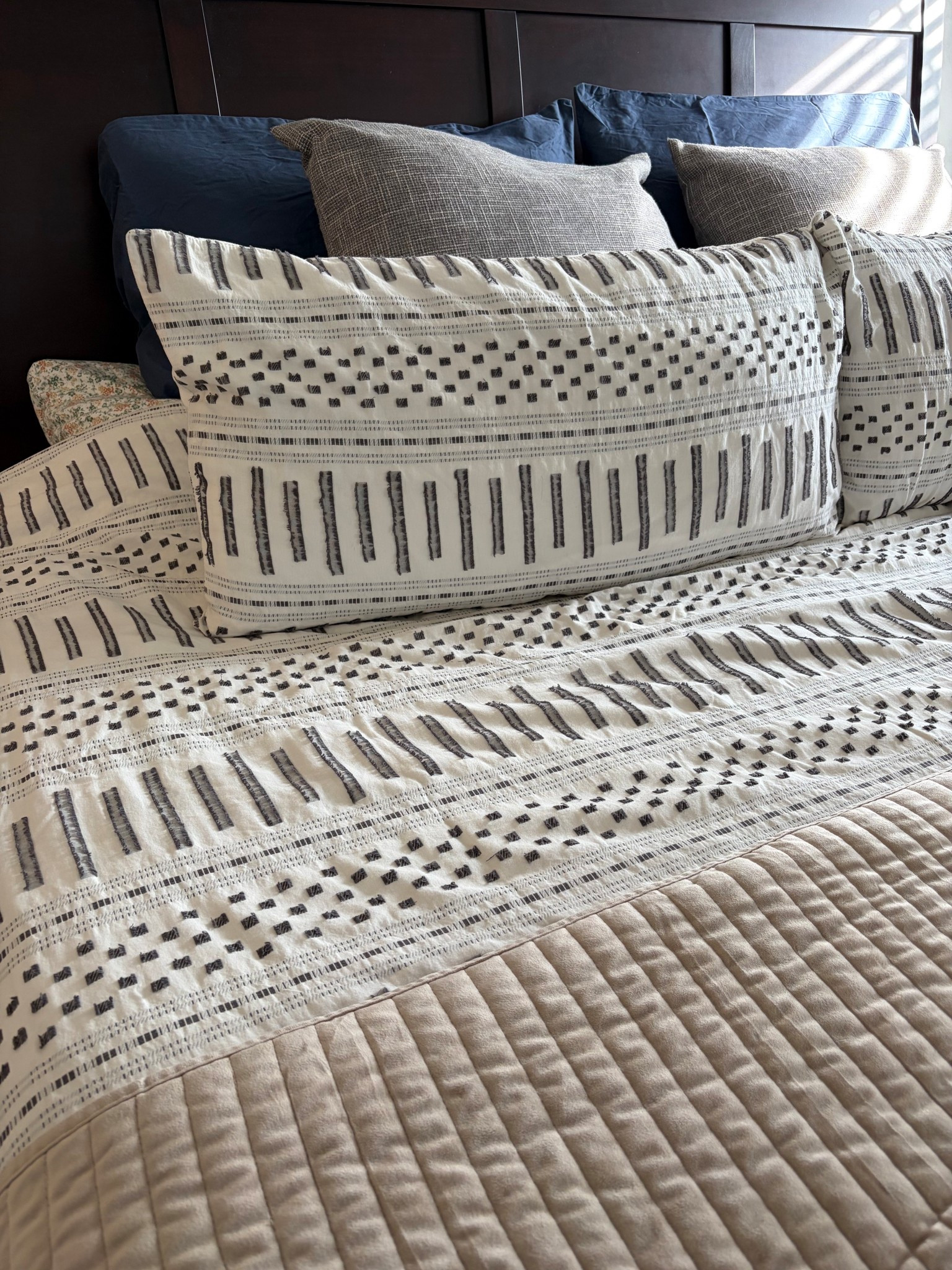 The holidays are over so now my bedroom bedding goes to my winter colors.

#LTKmomlife #LTKdayinmylife #LTKHome