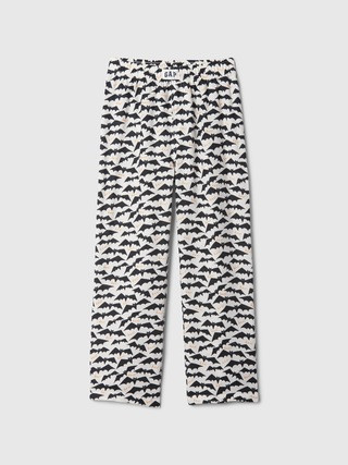 Kids 100% Recycled Polyester Print PJ Pants | Gap Factory