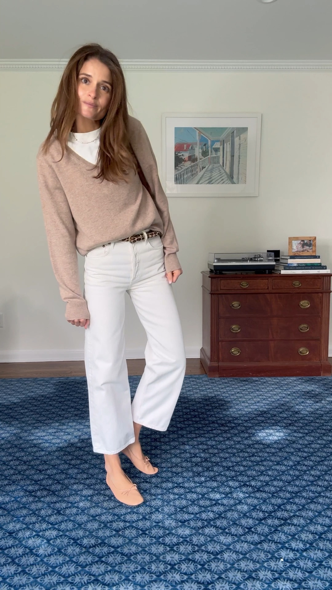 Quince $50 cashmere sweaters are so good! I sized up to a Large for a roomier fit. 

@onequince #quincepartner  


#LTKFindsUnder50 #LTKFindsUnder100 #LTKStyleTip