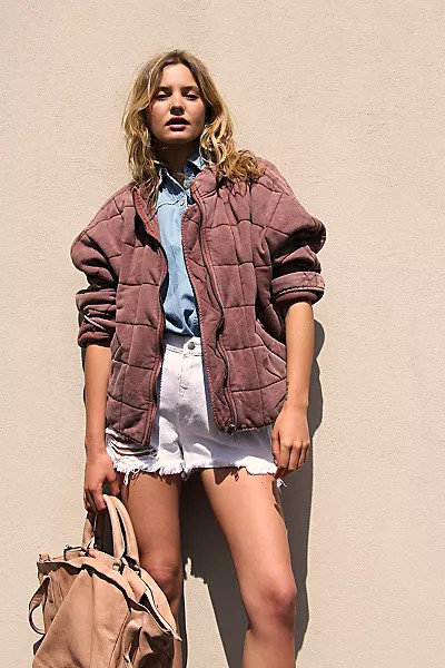 Dolman Quilted Knit Jacket | Free People (Global - UK&FR Excluded)