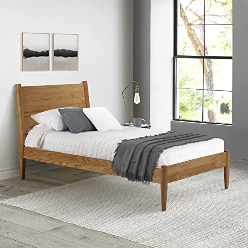 Camaflexi Mid-Century Panel Bed - Twin Size - Castanho | Amazon (US)