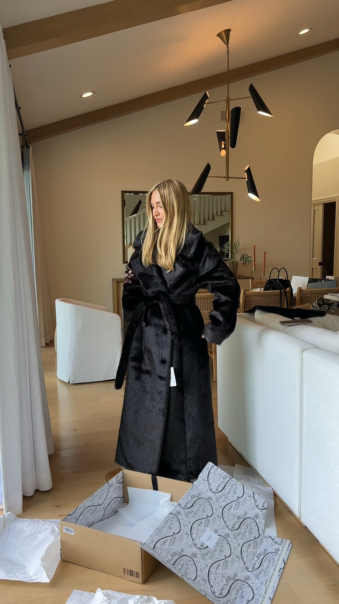 POV: your Black Friday purchases arrive 💸 linking everywhere I could find this coat in stock + some other faux fur favorites 

Sizes worn here:
XS/S

#LTKHoliday #LTKWatchNow #LTKSeasonal