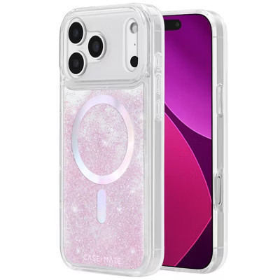 Case-Mate Apple iPhone 17 Pro Max MagSafe Compatible Soap Bubble Phone Case - Iridescent Waterfall | Target