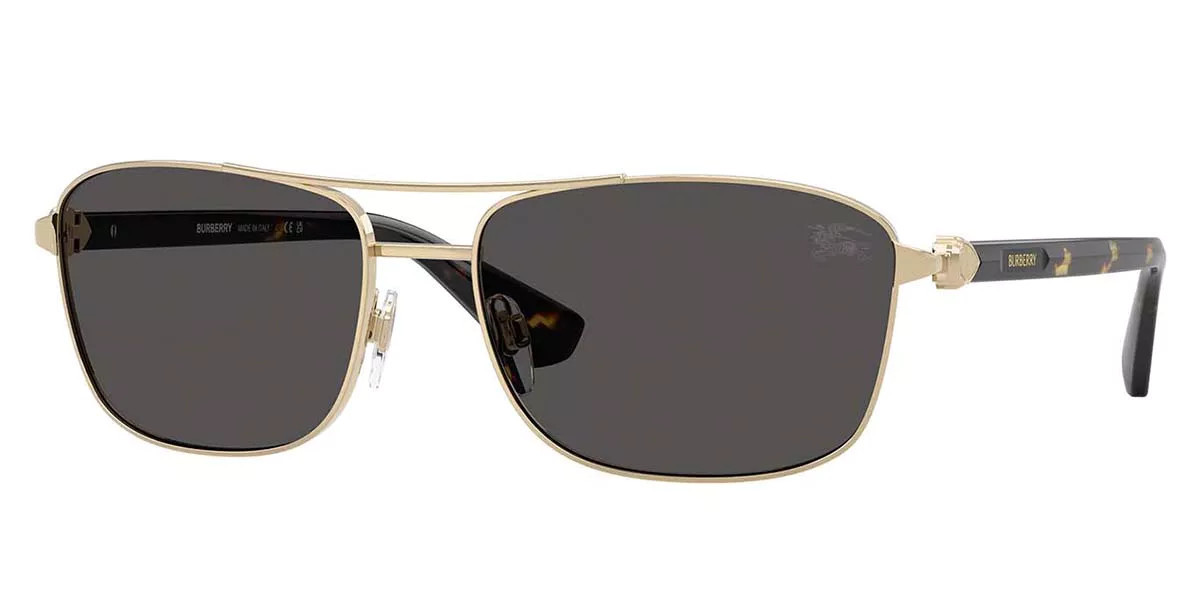 Burberry BE3163 110987 Men's Sunglasses Gold Size 60 | SmartBuyGlasses Global