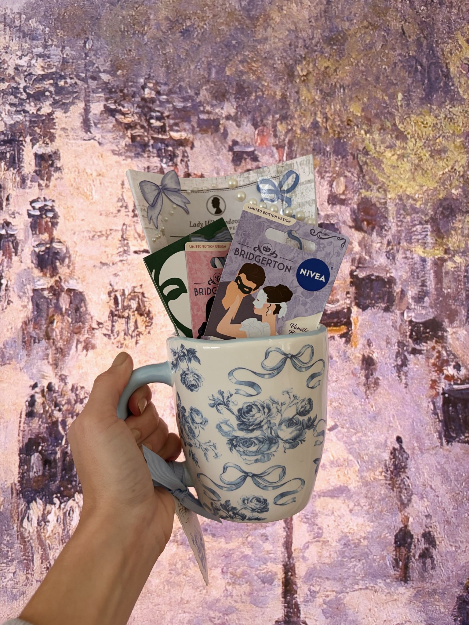 Bridgerton inspired gift! Got the stickers from Hobby Lobby and mug from Home Goods so I don’t have links, but linking similar! 

I made the card myself using Canva! 
#bridgerton #bridgertonstyle 

#LTKdayinmylife #LTKWedding #LTKSpringSale