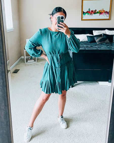 Green dress
Mini dress
Summer dresses
Dresses and sneakers
Golden goose


#LTKStyleTip #LTKFindsUnder100 #LTKShoeCrush