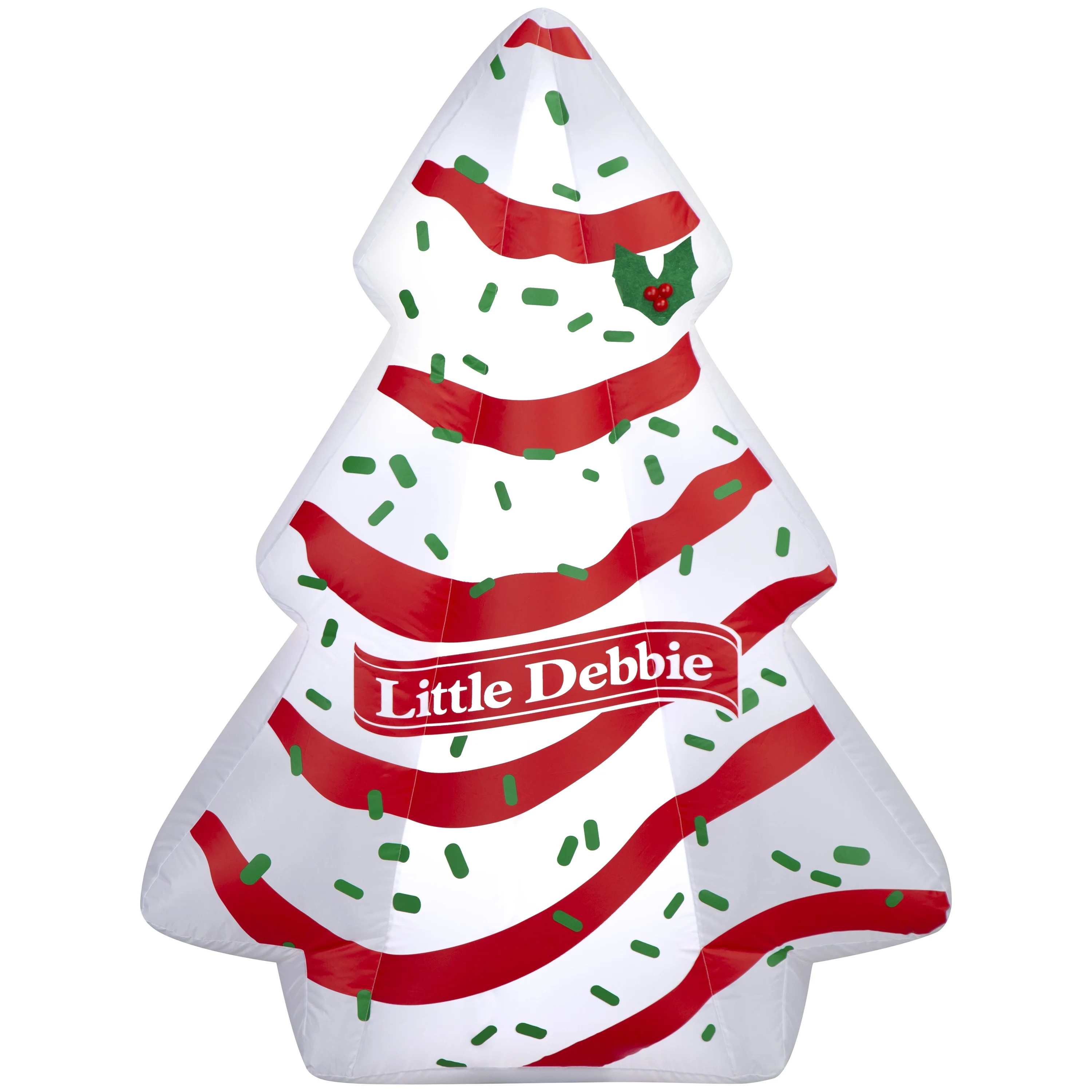 4.5 ft Little Debbie Snack Cake Tree Christmas Airblown Yard Inflatable, Multicolor, by Holiday T... | Walmart (US)