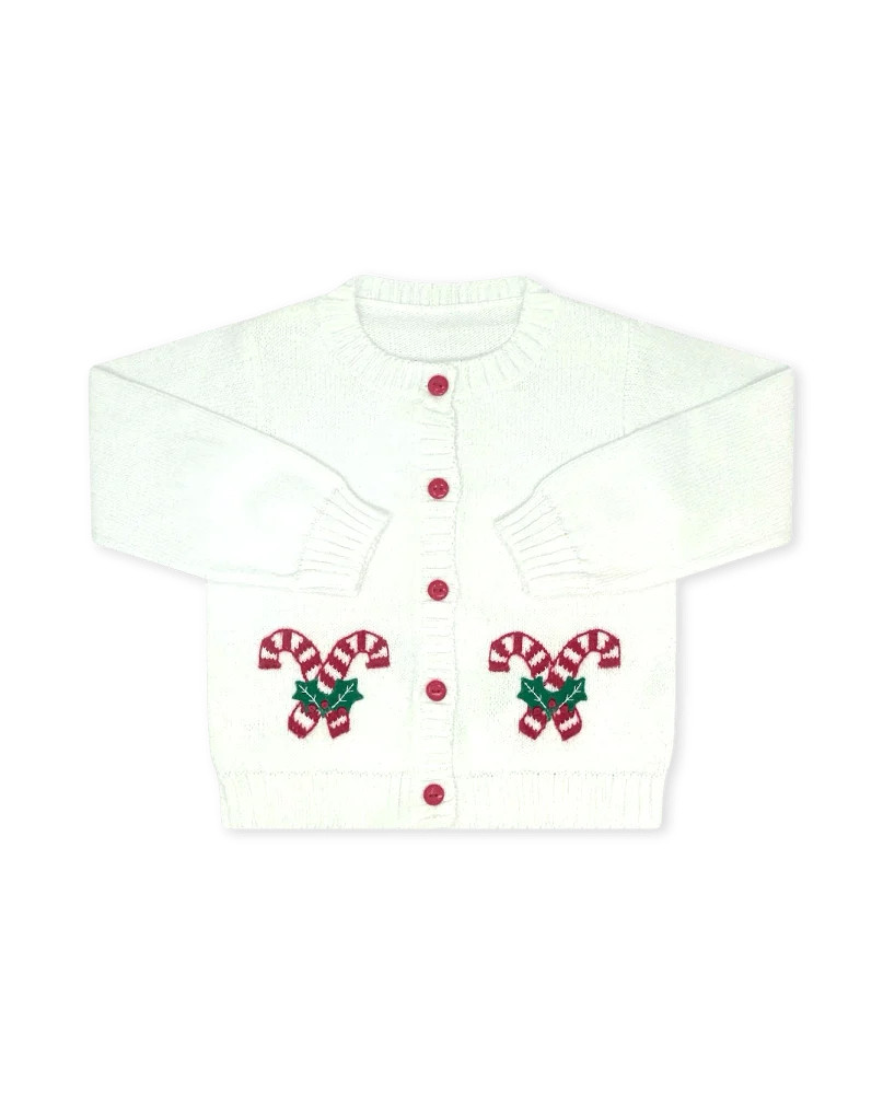 Burrow Button Down - Sterling White, Candy Cane (FL26) | Lullaby Set