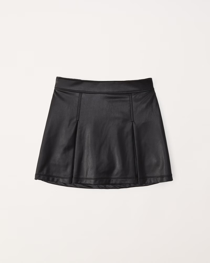 pleated mini skort | Abercrombie & Fitch (US)
