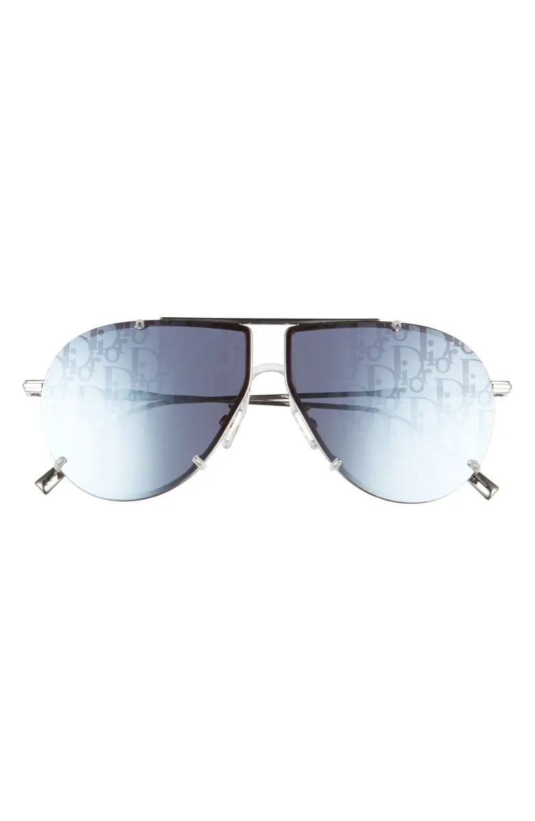 Dior BlackSuit 61mm Mirrored Aviator Sunglasses | Nordstrom | Nordstrom