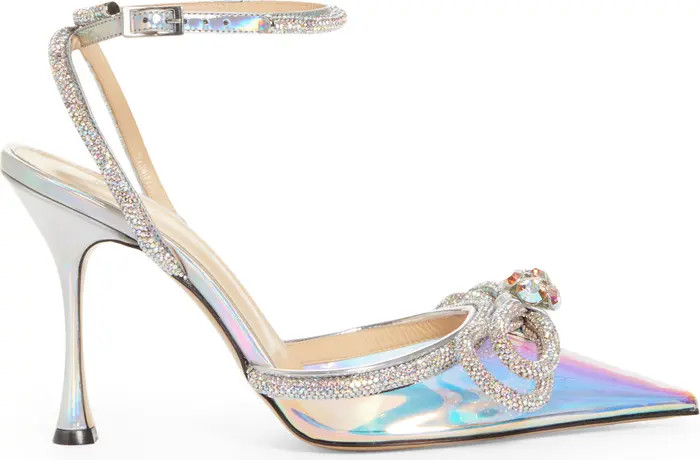 Mach & Mach Victoria Double Bow Pointed Toe Pump | Nordstrom | Nordstrom