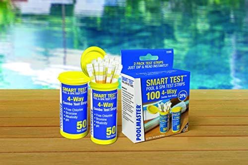 Poolmaster 22200 Smart 4-Way Swimming Pool and Spa Water Chemistry Test Strips, 100 Count, 2 Pack, M | Amazon (US)