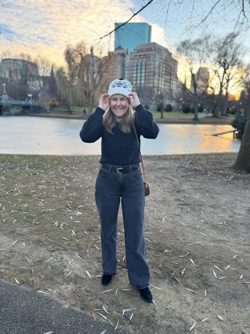 Black on black is one of my favorite looks for winter. If it’s really cold I’ll add a wool coat  

#LTKootd #LTKHoliday #LTKGiftGuide